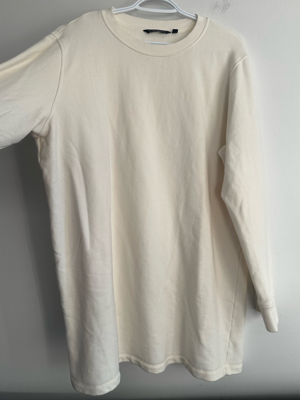 Vineyard Vines Cream Crewneck Sweater dress Mini Size XL